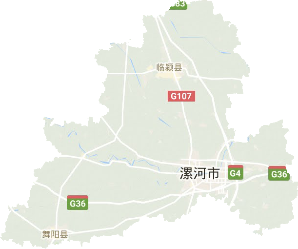 漯河市地形地图