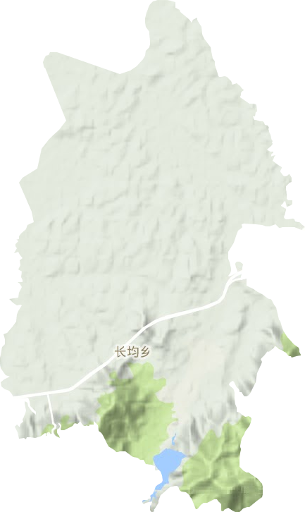 长均乡地形地图