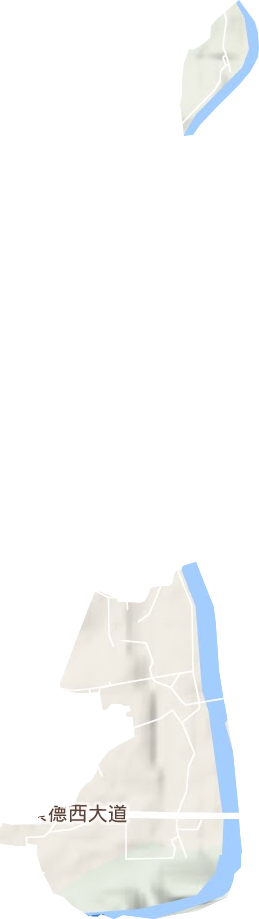 新枫街道地形地图