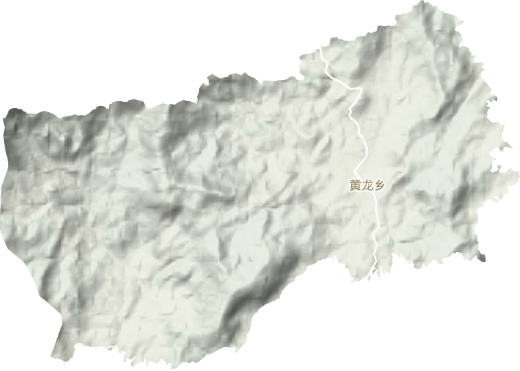 黄龙乡地形地图