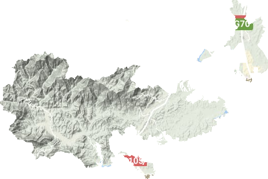 云山企业集团地形地图