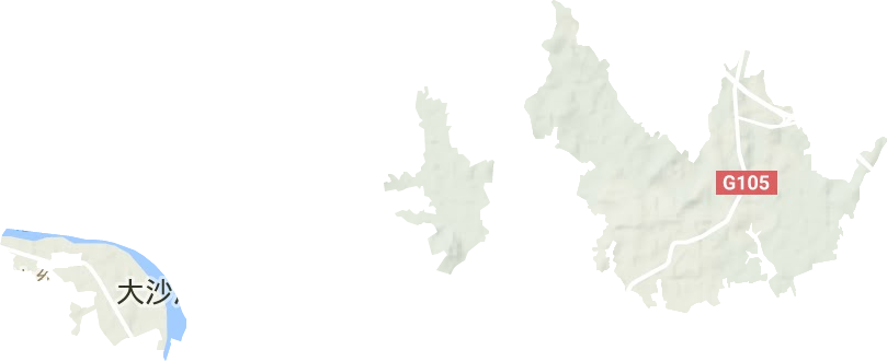 八角岭垦殖场地形地图