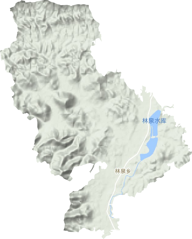 林泉乡地形地图
