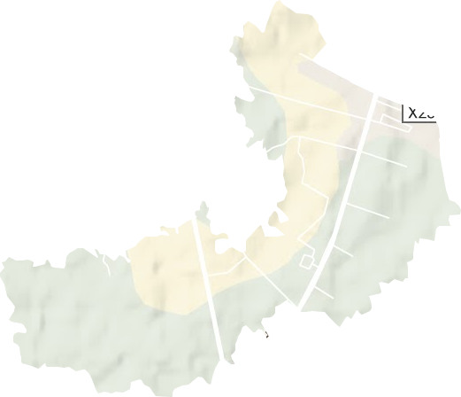园艺场地形地图