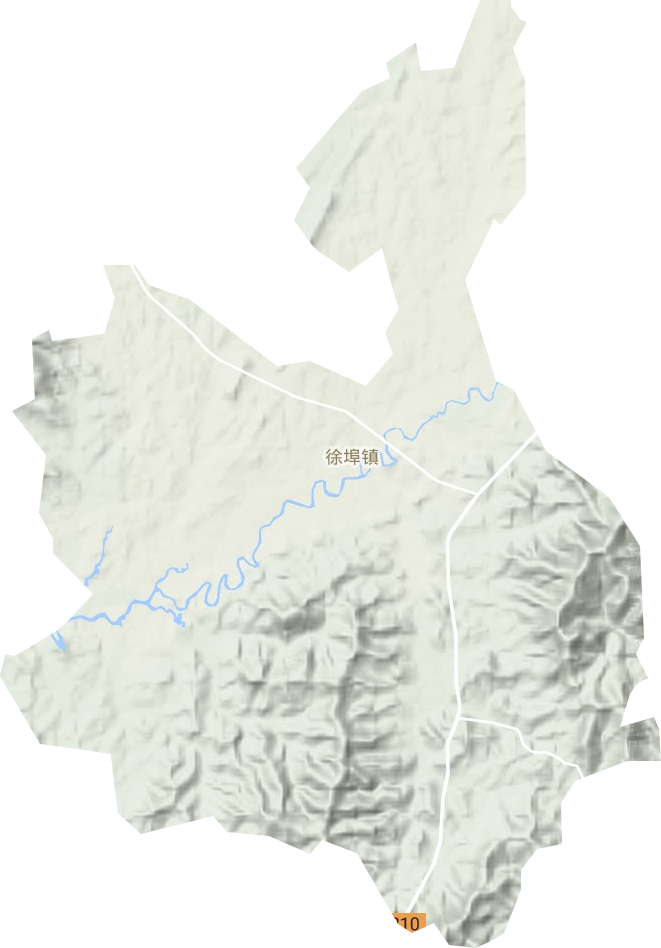 徐埠镇地形地图