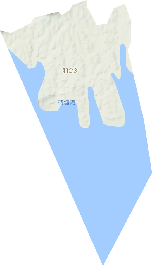 和合乡地形地图