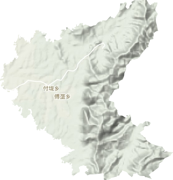 付垅乡地形地图