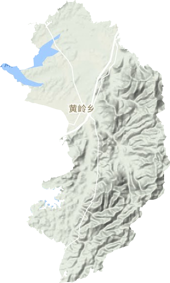 黄岭乡地形地图
