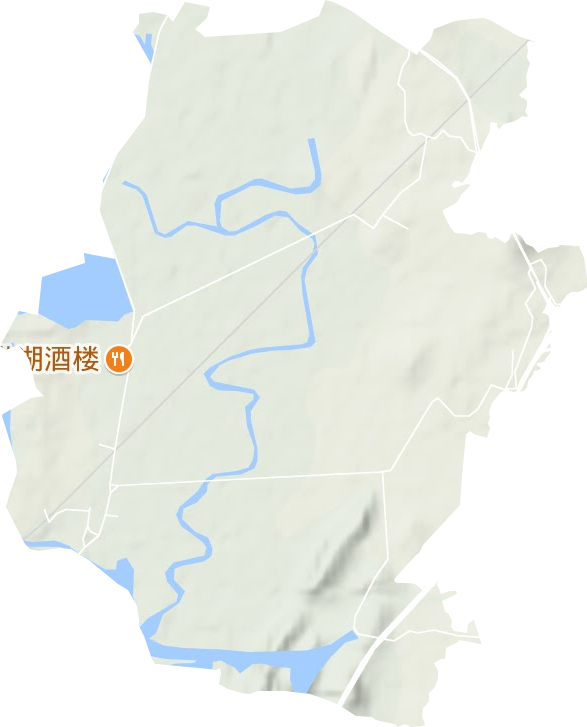 太泊湖农业综合开发区地形地图