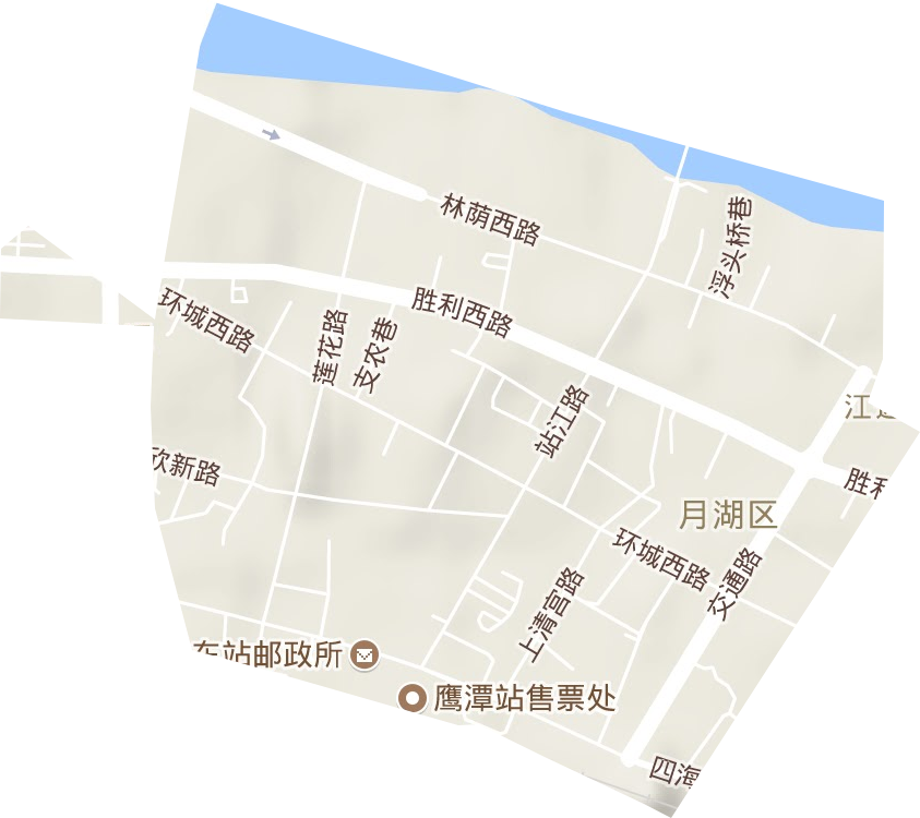 交通街道地形地图