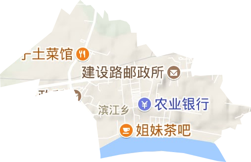 东门街道地形地图