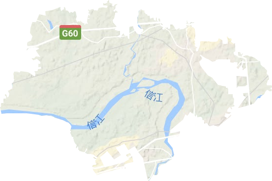滨江镇地形地图