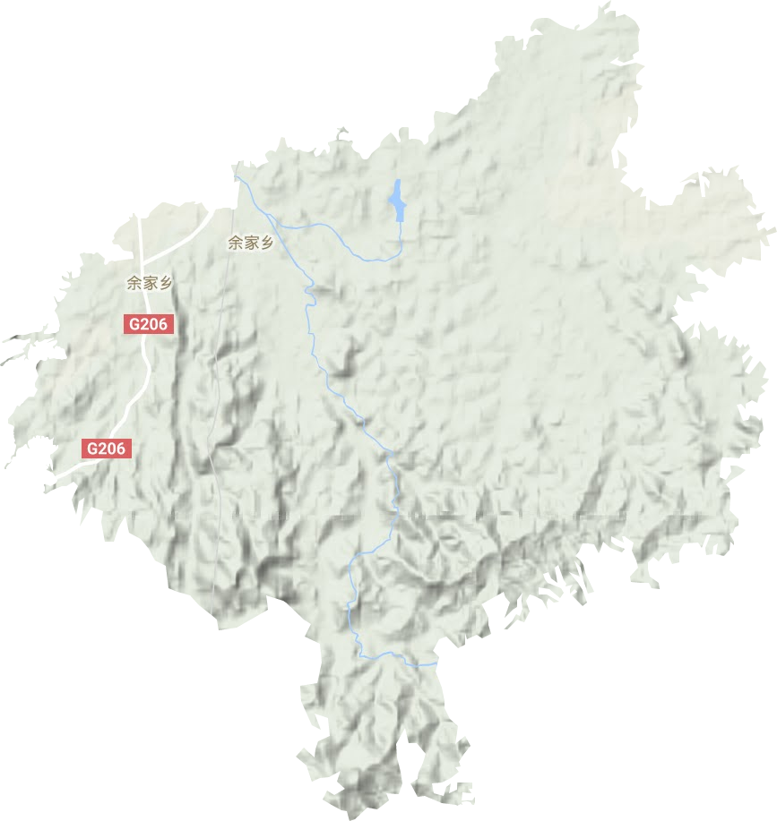 天禄镇地形地图