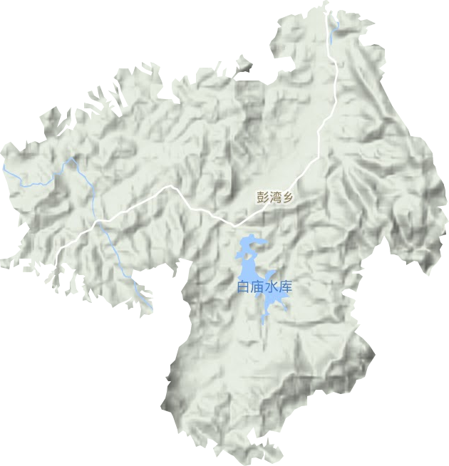 彭湾乡地形地图