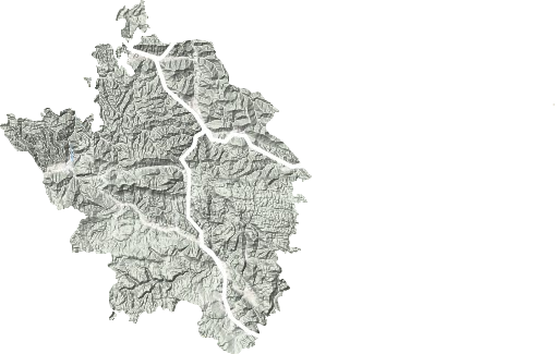 保康县地形地图