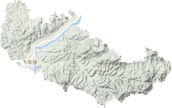 吉埠镇地形地图