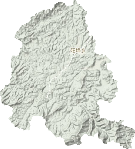 阳埠乡地形地图