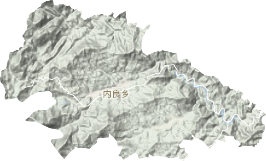 内良乡地形地图