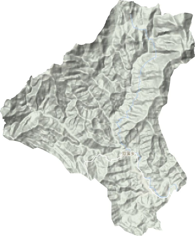 双溪乡地形地图
