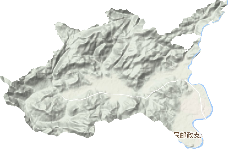 桃江乡地形地图