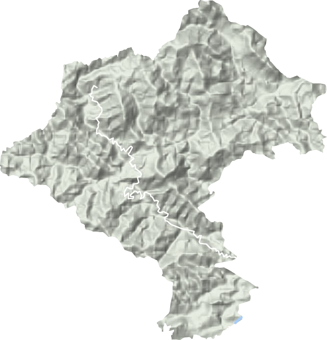 安基山林场地形地图