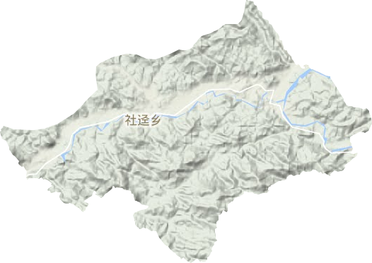 社迳乡地形地图