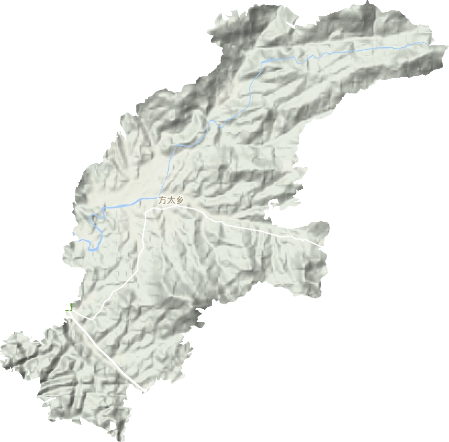方太乡地形地图