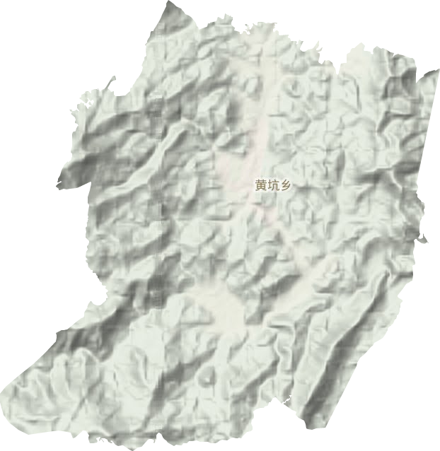 黄坑乡地形地图