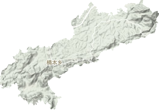 楠木乡地形地图