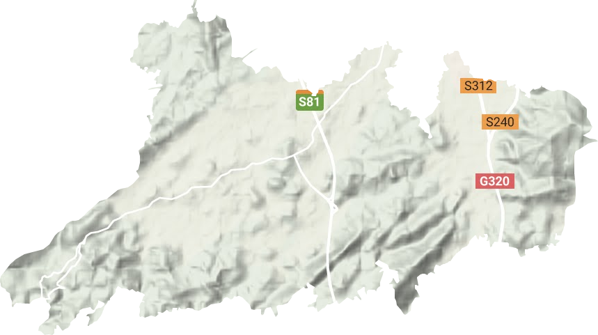 马步乡地形地图