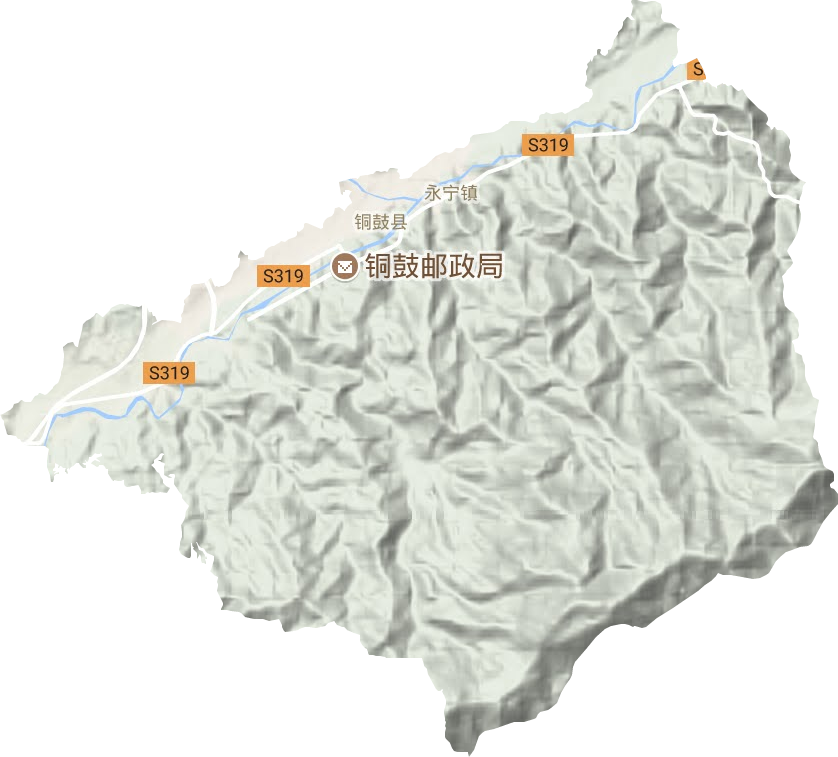 永宁镇地形地图