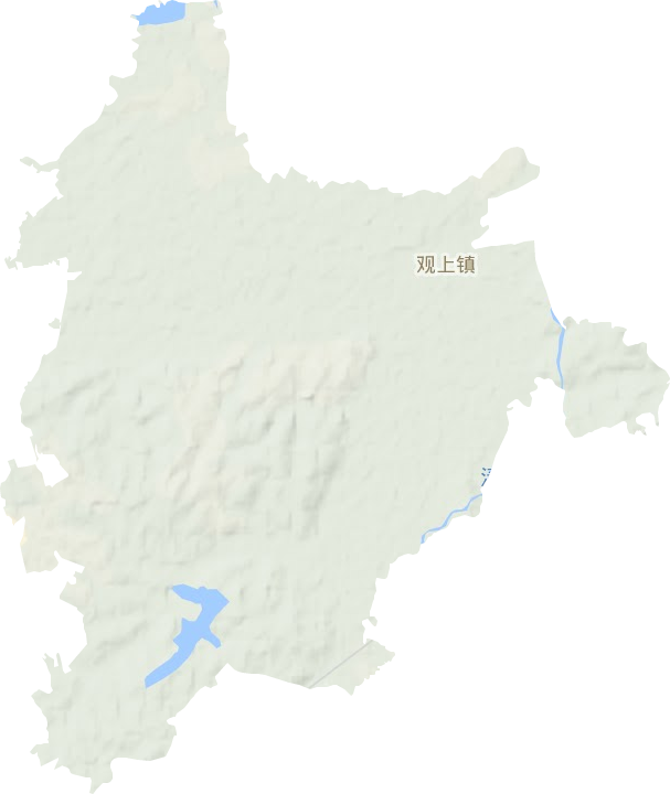 观上镇地形地图