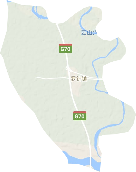 罗针镇地形地图