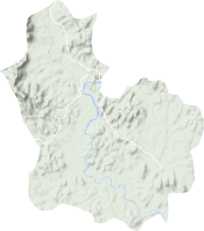 瑶圩乡地形地图