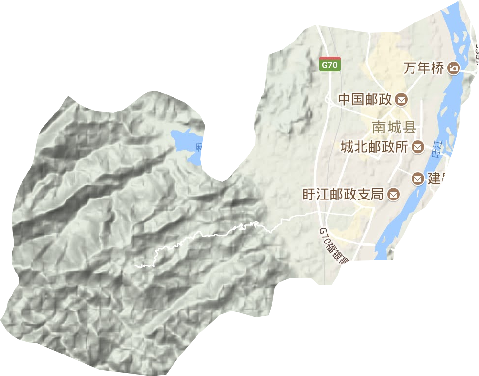 建昌镇地形地图