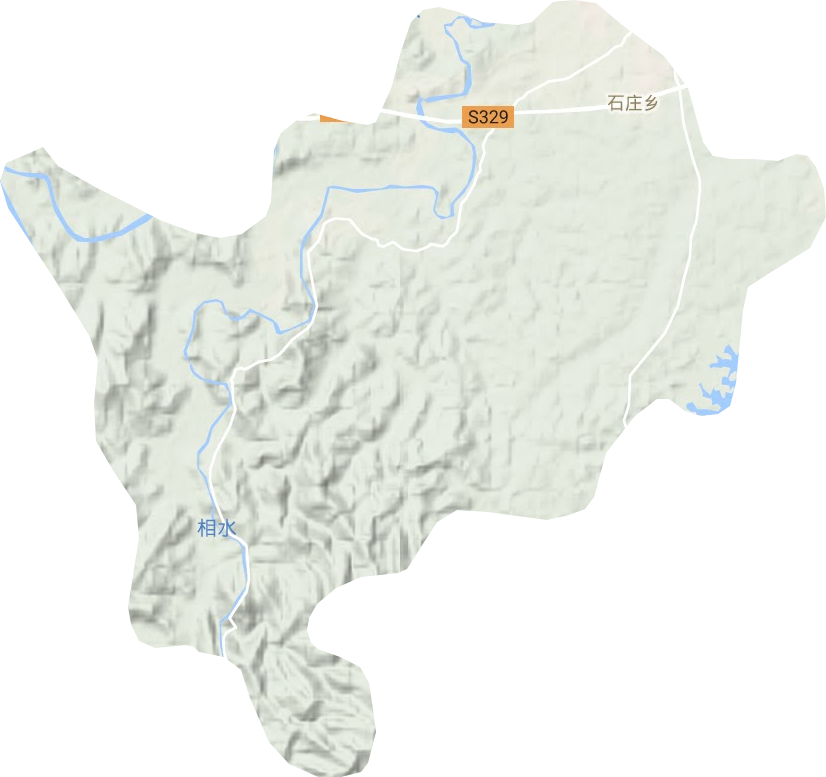 石庄乡地形地图