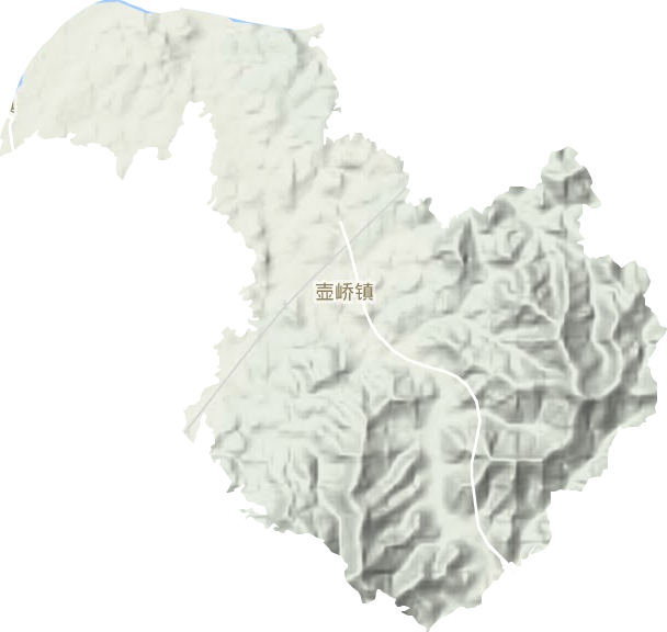 壶峤镇地形地图