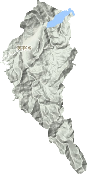 英将乡地形地图