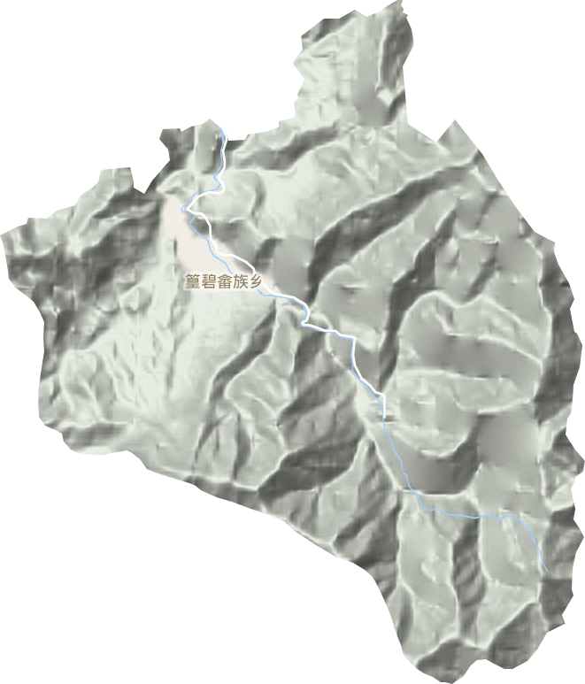 篁碧畲族乡地形地图