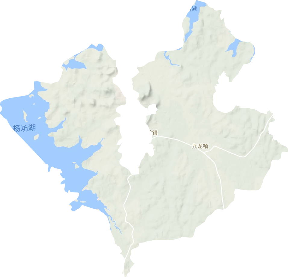 九龙镇地形地图
