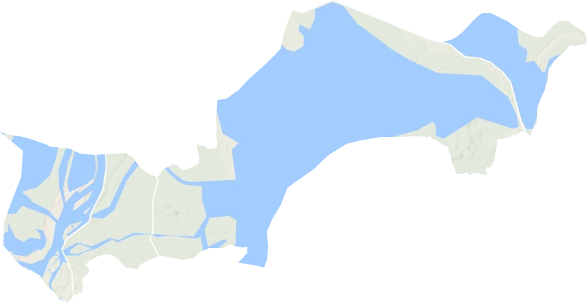 康山垦总场地形地图