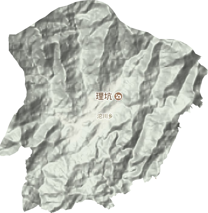 沱川乡地形地图