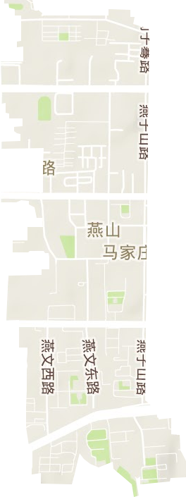 燕山街道地形地图