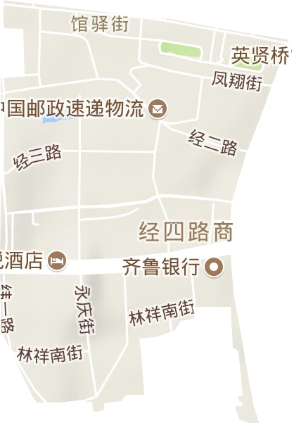 魏家庄街道地形地图