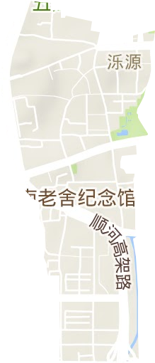 泺源街道地形地图