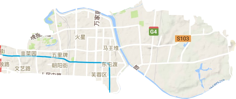 芙蓉区地形地图