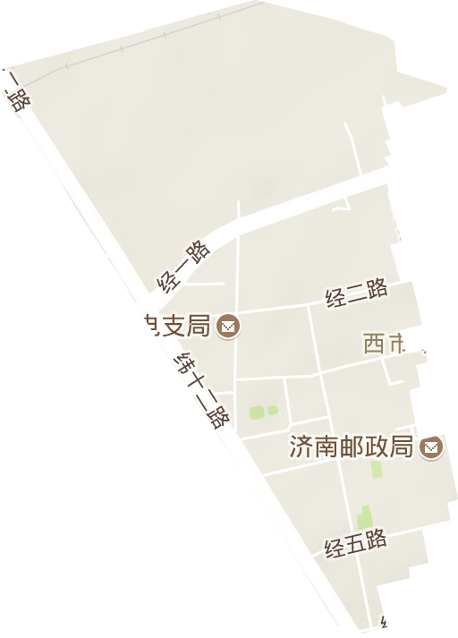 西市场街道地形地图