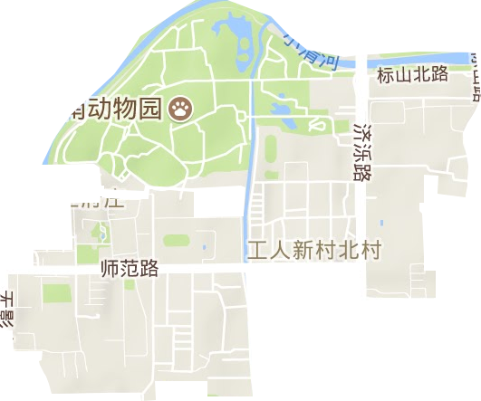 北村街道地形地图