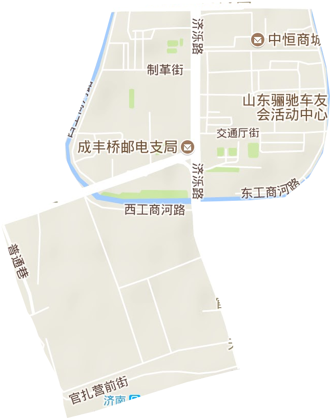 官扎营街道地形地图