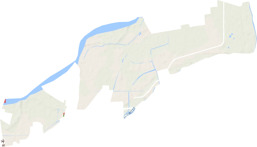 荷花路街道地形地图